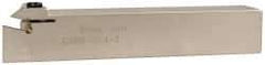 Iscar - Right Hand Cut, GI.., GPV.., TIP.. Insert, Indexable Cutoff Toolholder - 0.36" Max Depth of Cut, 1" Shank Width, 1" Shank Height, 6" OAL - Exact Tool & Supply