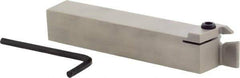 Iscar - GHD, External, Right Hand, 1/2" Max Depth of Cut, 0.197 to 1/4" Groove Width, Indexable Grooving Tool Holder - GI.. Insert Compatibility, 1" Shank Height, 1" Shank Width, 6" OAL - Exact Tool & Supply