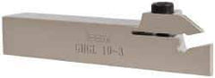 Iscar - GHG, Left Hand Cut, 1.58" Max Workpc Diam, GI..,TIP.. Insert, Indexable Cutoff Toolholder - 0.79 Max Depth of Cut, 3/4" Shank Width, 3/4" Shank Height, 4-1/2" OAL - Exact Tool & Supply