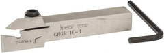 Iscar - GHG, External, Right Hand, 1.57" Max Depth of Cut, 3 to 4mm Groove Width, Indexable Grooving Tool Holder - GI..,TIP.. Insert Compatibility, 16mm Shank Height, 16mm Shank Width, 110mm OAL - Exact Tool & Supply