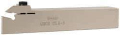Iscar - GHG, Right Hand Cut, 1.58" Max Workpc Diam, GI..,TIP.. Insert, Indexable Cutoff Toolholder - 0.79 Max Depth of Cut, 1" Shank Width, 1" Shank Height, 6" OAL - Exact Tool & Supply