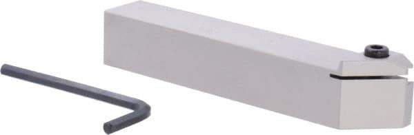 Iscar - GHM, External, Right Hand, 0.189" Max Depth of Cut, 1/4" Max Groove Width, Indexable Grooving Tool Holder - GI.. Insert Compatibility, 1" Shank Height, 1" Shank Width, 6" OAL - Exact Tool & Supply