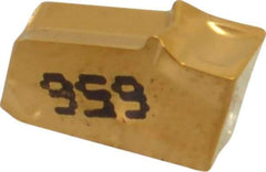 Iscar - 3GFF Grade IC656, 3mm Cutting Width Carbide Cut-Off Insert - Right Hand, 0.3mm Corner Radius, TiC/TiCN/TiN Finish - Exact Tool & Supply