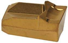 Iscar - 6GFF Grade IC656, 6mm Cutting Width Carbide Cut-Off Insert - Neutral, 0.25mm Corner Radius, TiC/TiCN/TiN Finish - Exact Tool & Supply