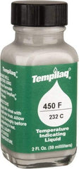 Tempil - 450°F Temp Indicating Liquid - 2 Ounce Container, 232°C - Exact Tool & Supply