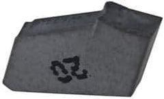 Iscar - GFN IC20 Grade, 0.0866" Cutting Width, Carbide Cutoff Insert - 0° Neutral Lead Angle, 0.0063" Cnr Rad, Single End - Exact Tool & Supply
