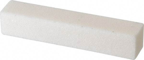 Norton - 60 Grit Aluminum Oxide Square Dressing Stick - 4 x 3/4 x 3/4, Medium Grade, Vitrified Bond - Exact Tool & Supply