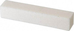 Norton - 60 Grit Aluminum Oxide Square Dressing Stick - 4 x 3/4 x 3/4, Medium Grade, Vitrified Bond - Exact Tool & Supply