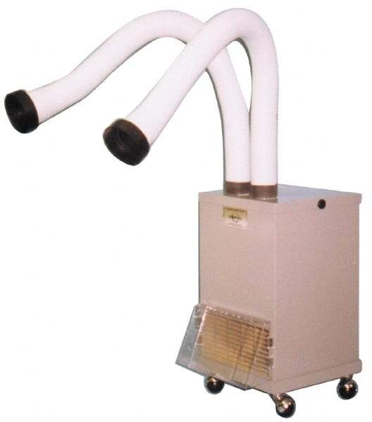 Extract-All - 12.5 Inch Wide x 12.5 Inch Deep x 19.5 Inch High, Table Top Portable Air Cleaner - Media Filter - Exact Tool & Supply