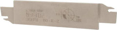 Iscar - 1.2598" Blade Height, 0.1575" Blade Width, 5.9055" OAL, Right Hand Cut, Double End Indexable Cut-Off Blade - 20mm Max Depth of Cut, SGFFH Blade - Exact Tool & Supply