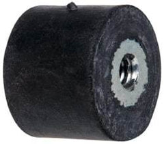 Tech Products - 55 Lb Capacity, 1/4-20 Plate/Plate Vibration Isolator - 1" Diam, 3/4" High - Exact Tool & Supply