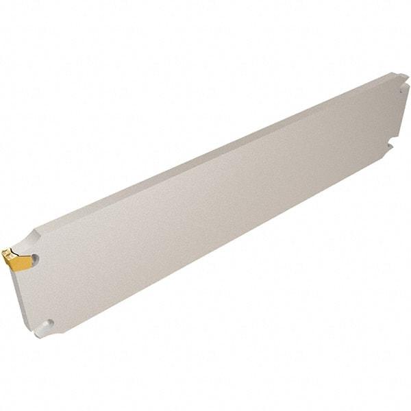 Iscar - 9 to 10mm Groove Width, Neutral Cut, SGFH Indexable Grooving Blade - GFN-C, GFR/L-C Insert Style, Series Self-Grip - Exact Tool & Supply