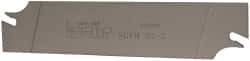 Iscar - 1.2598" Blade Height, 1/16" Blade Width, 5.9055" OAL, Right Hand Cut, Double End Indexable Cut-Off Blade - SGFH Blade, Self Grip Series - Exact Tool & Supply