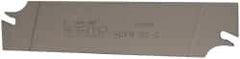 Iscar - 1.2598" Blade Height, 1/16" Blade Width, 5.9055" OAL, Right Hand Cut, Double End Indexable Cut-Off Blade - SGFH Blade, Self Grip Series - Exact Tool & Supply