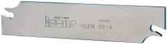 Iscar - 1.2598" Blade Height, 1/8" Blade Width, 5.9055" OAL, Right Hand Cut, Double End Indexable Cut-Off Blade - SGFH Blade, Self Grip Series - Exact Tool & Supply