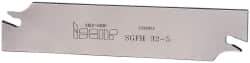 Iscar - 1.2598" Blade Height, 0.1575" Blade Width, 5.9055" OAL, Right Hand Cut, Double End Indexable Cut-Off Blade - SGFH Blade, Self Grip Series - Exact Tool & Supply