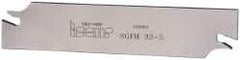 Iscar - 1.2598" Blade Height, 0.1575" Blade Width, 5.9055" OAL, Right Hand Cut, Double End Indexable Cut-Off Blade - SGFH Blade, Self Grip Series - Exact Tool & Supply