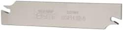 Iscar - 1.2598" Blade Height, 0.2047" Blade Width, 5.9055" OAL, Right Hand Cut, Double End Indexable Cut-Off Blade - SGFH Blade, Self Grip Series - Exact Tool & Supply