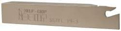 Iscar - SGTF, Left Hand Cut, 1.75" Max Workpc Diam, GFN, GFR Insert, Indexable Cutoff Toolholder - 3/4" Shank Width, 3/4" Shank Height, 4-1/2" OAL - Exact Tool & Supply