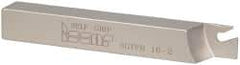 Iscar - SGTF, Right Hand Cut, 1-1/4" Max Workpc Diam, GFN, GFR Insert, Indexable Cutoff Toolholder - 5/8" Shank Width, 5/8" Shank Height, 4-1/2" OAL - Exact Tool & Supply