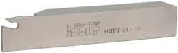 Iscar - SGTF, Right Hand Cut, 2-1/4" Max Workpc Diam, GFN, GFR Insert, Indexable Cutoff Toolholder - 1" Shank Width, 1" Shank Height, 5.9" OAL - Exact Tool & Supply