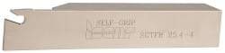 Iscar - SGTF, Right Hand Cut, 2-1/2" Max Workpc Diam, GFN, GFR Insert, Indexable Cutoff Toolholder - 1" Shank Width, 1" Shank Height, 5.9" OAL - Exact Tool & Supply