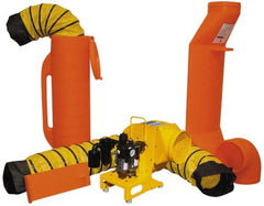 AIR Systems - Blower & Fan Kits; Type: Centrifugal Blower Kit ; Type of Power: Pneumatic ; Inlet/Outlet Size (Inch): 8 ; Cubic Feet per Minute (CFM): 3000.00 ; Horsepower (HP): 4.00 ; Explosion Proof: No - Exact Tool & Supply