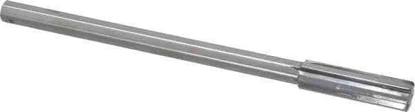 Made in USA - 0.562" Carbide-Tipped 6 Flute Chucking Reamer - Exact Tool & Supply
