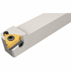 Iscar - External Thread, Left Hand Cut, 1" Shank Width x 1" Shank Height Indexable Threading Toolholder - 6" OAL, M 22 Insert Compatibility, SE Toolholder - Exact Tool & Supply