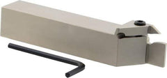 Iscar - TGD, External, Right Hand, 0.59" Max Depth of Cut, 0.157 to 0.197" Groove Width, Indexable Grooving Tool Holder - TGM... Insert Compatibility, 1" Shank Height, 1" Shank Width, 5-1/2" OAL - Exact Tool & Supply