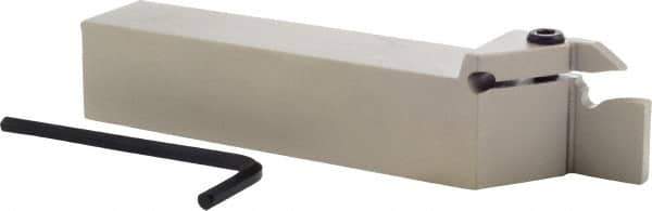Iscar - TGD, External, Right Hand, 0.7" Max Depth of Cut, 0.197" Max Groove Width, Indexable Grooving Tool Holder - TGM... Insert Compatibility, 1" Shank Height, 1" Shank Width, 5-1/2" OAL - Exact Tool & Supply