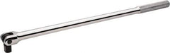 Proto - 1/2" Drive Flex Socket Handle - 18-5/8" OAL, Chrome Finish - Exact Tool & Supply