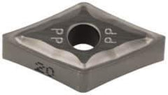 Iscar - DNMG331 PP Grade IC20 Carbide Turning Insert - Uncoated, 55° Diamond, 3/8" Inscr Circle, 3/16" Thick, 1/64" Corner Radius - Exact Tool & Supply