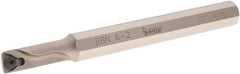 Iscar - 0.394" Min Bore Diam, 5" OAL, 1/2" Shank Diam, BBN Indexable Boring Bar - TP.. 2 Insert, Screw Holding Method - Exact Tool & Supply
