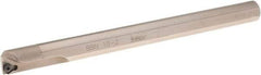 Iscar - 0.67" Min Bore Diam, 8" OAL, 5/8" Shank Diam, BBN Indexable Boring Bar - TP.. 2 Insert, Screw Holding Method - Exact Tool & Supply