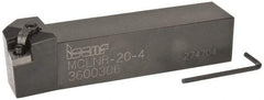 Iscar - MCLN, Right Hand Cut, 5° Lead Angle, 1-1/4" Shank Height x 1-1/4" Shank Width, Negative Rake Indexable Turning Toolholder - 6" OAL, CN.. Insert Compatibility, Series Comlock - Exact Tool & Supply