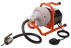 Ridgid - Electric Battery Drain Cleaning Machine - For 3/4" to 2" Pipe, 35' Cable - Exact Tool & Supply
