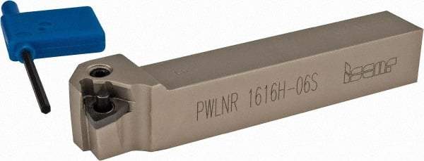 Iscar - PWLN, Right Hand Cut, 16mm Shank Height x 16mm Shank Width, Negative Rake Indexable Turning Toolholder - 100mm OAL, WN.. Insert Compatibility, Series Isoturn - Exact Tool & Supply