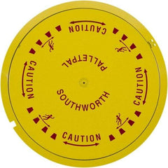Pallet Pal - Turntables Type: Low Profile Disk Diameter (Inch): 43-5/8 - Exact Tool & Supply