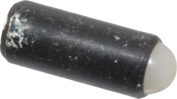 Gibraltar - 0.44" Body Length x 3/16" Body Diam, 1 Lb Init to 2.5 Lb Final End Force, Steel Press Fit Ball Plunger - 5/32" Ball Diam, 0.058" Max Ball Reach, +0.0010; +0.0020" Tolerance - Exact Tool & Supply