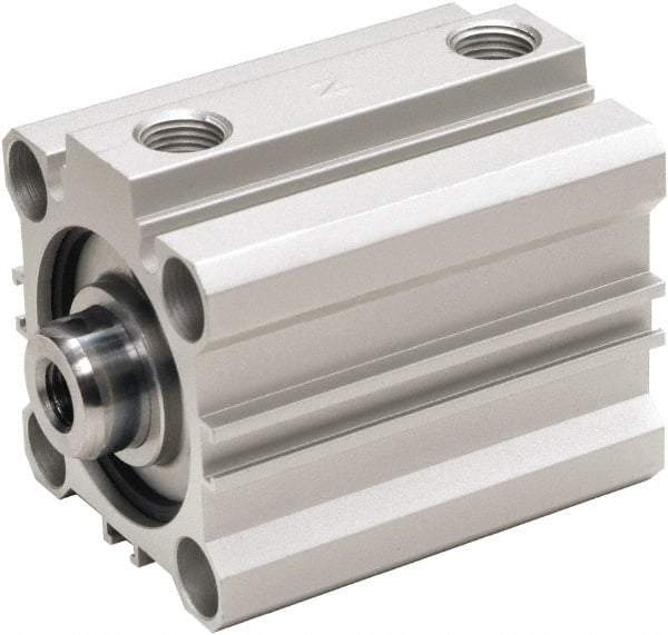 ARO/Ingersoll-Rand - 50mm Stroke x 32mm Bore Double Acting Air Cylinder - 1/8 Port, 5/16-24 Rod Thread, 140 Max psi, 15 to 140°F - Exact Tool & Supply