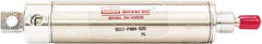 ARO/Ingersoll-Rand - 2" Stroke x 1-1/16" Bore Single Acting Air Cylinder - 1/8 Port, 5/16-24 Rod Thread, 200 Max psi, -40 to 160°F - Exact Tool & Supply