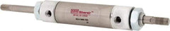 ARO/Ingersoll-Rand - 6" Stroke x 2-1/2" Bore Double Acting Air Cylinder - 1/4 Port, 1/2-20 Rod Thread, 200 Max psi, -40 to 160°F - Exact Tool & Supply