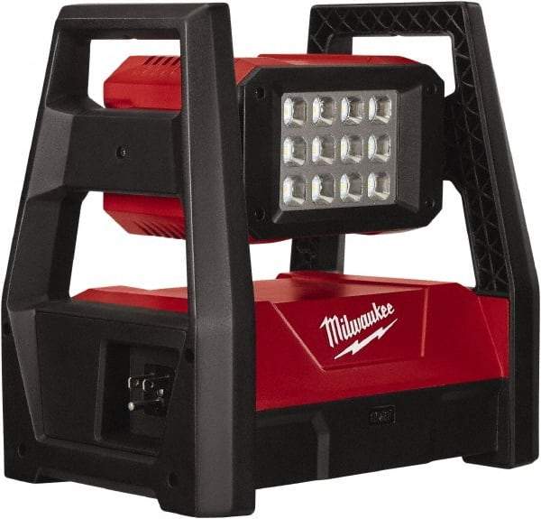 Milwaukee Tool - 18 Volts, 3000 Lumens, Cordless Work Light - 9 hr Run Time - Exact Tool & Supply