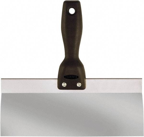 Hyde Tools - 10" Wide Flexible Blade Stainless Steel Joint Knife - Flexible, Polypropylene Handle - Exact Tool & Supply