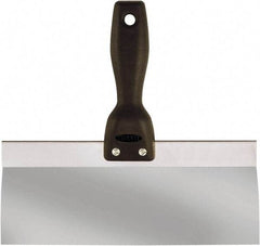 Hyde Tools - 10" Wide Flexible Blade Stainless Steel Joint Knife - Flexible, Polypropylene Handle - Exact Tool & Supply