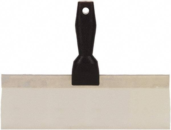 Hyde Tools - 12" Wide Flexible Blade Stainless Steel Joint Knife - Flexible, Polypropylene Handle - Exact Tool & Supply