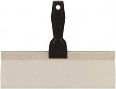 Hyde Tools - 12" Wide Flexible Blade Stainless Steel Joint Knife - Flexible, Polypropylene Handle - Exact Tool & Supply
