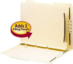 SMEAD - 11 x 8 1/2" 25 Tabs, Self-Adhesive, Self Adhesive Divider - Manila - Exact Tool & Supply