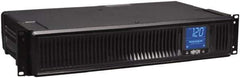Tripp-Lite - 15 Amp, 1,500 VA, Tower Mount Line Interactive Backup Uninterruptible Power Supply - Backup 3-1/2 min with Full Load & 11-1/2 min with Half Load, 120 VAC Input & Output, 900 Watt Output, 1 Phases, 8 Outlets - Exact Tool & Supply